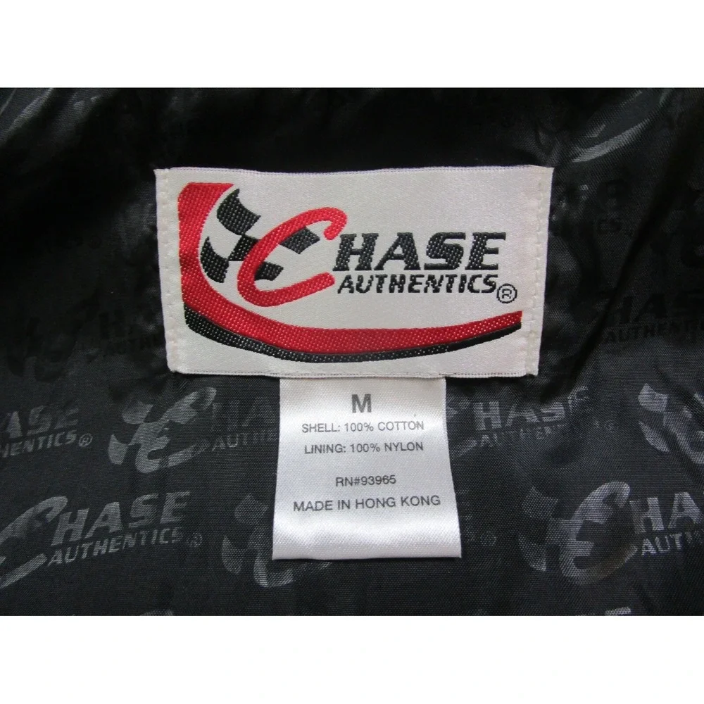 Vintage Chase Authentics Nascar Jacket (M) Checkered Flag Race Promo Winston Cup